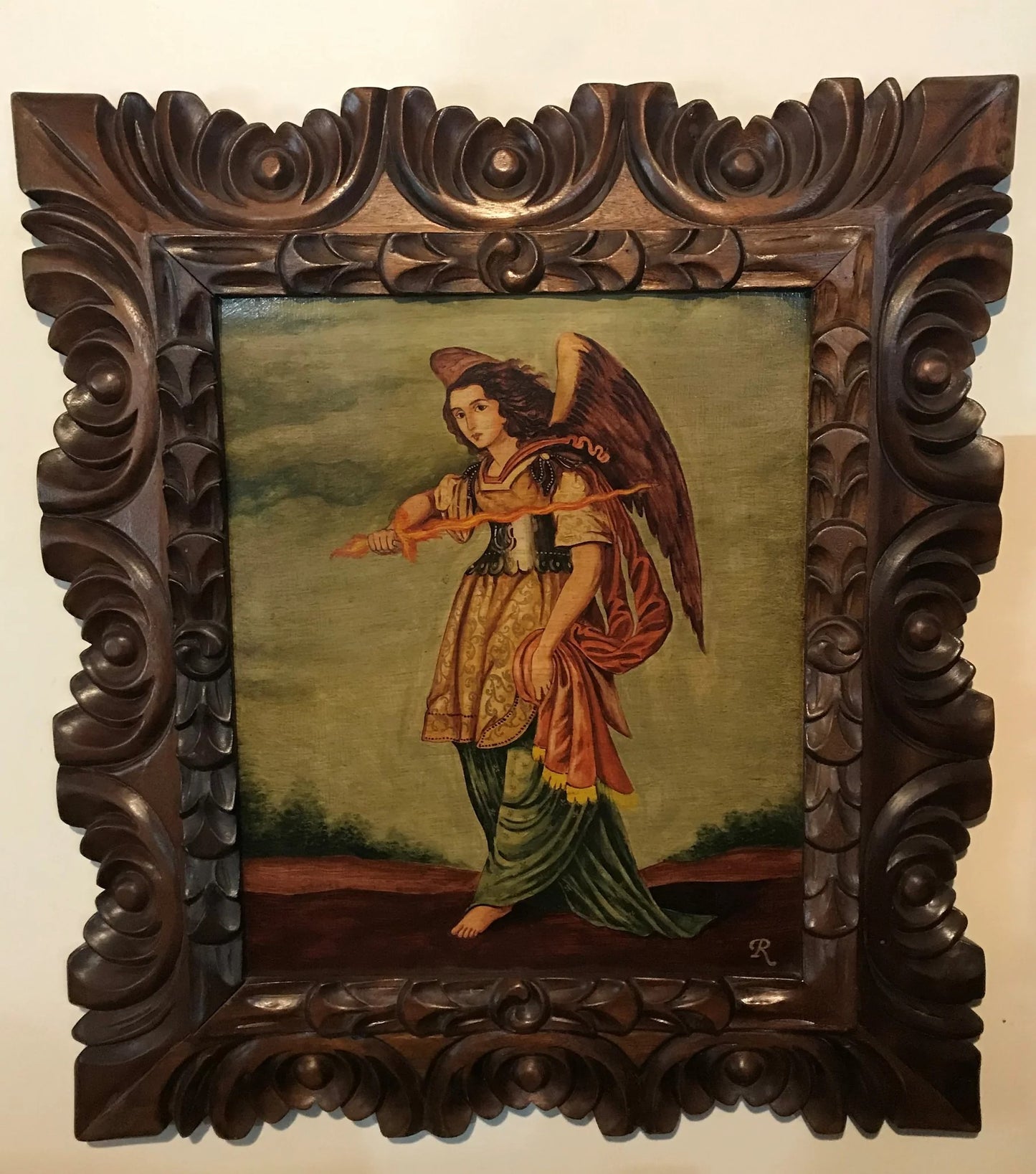Archangel Uriel with Flaming Sword 1