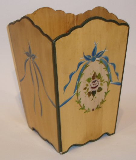 Waste Basket, Blue Ribbon