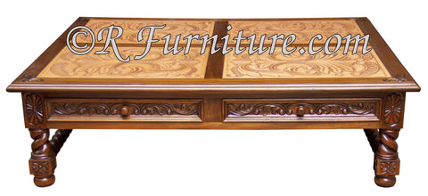 Italianate coffee table, Italian Revival