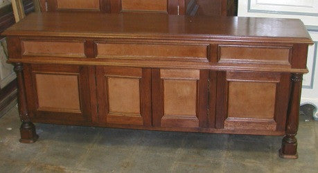 Mediterranean Credenza - Leather Panels