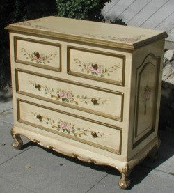 White Pink Rose Dresser