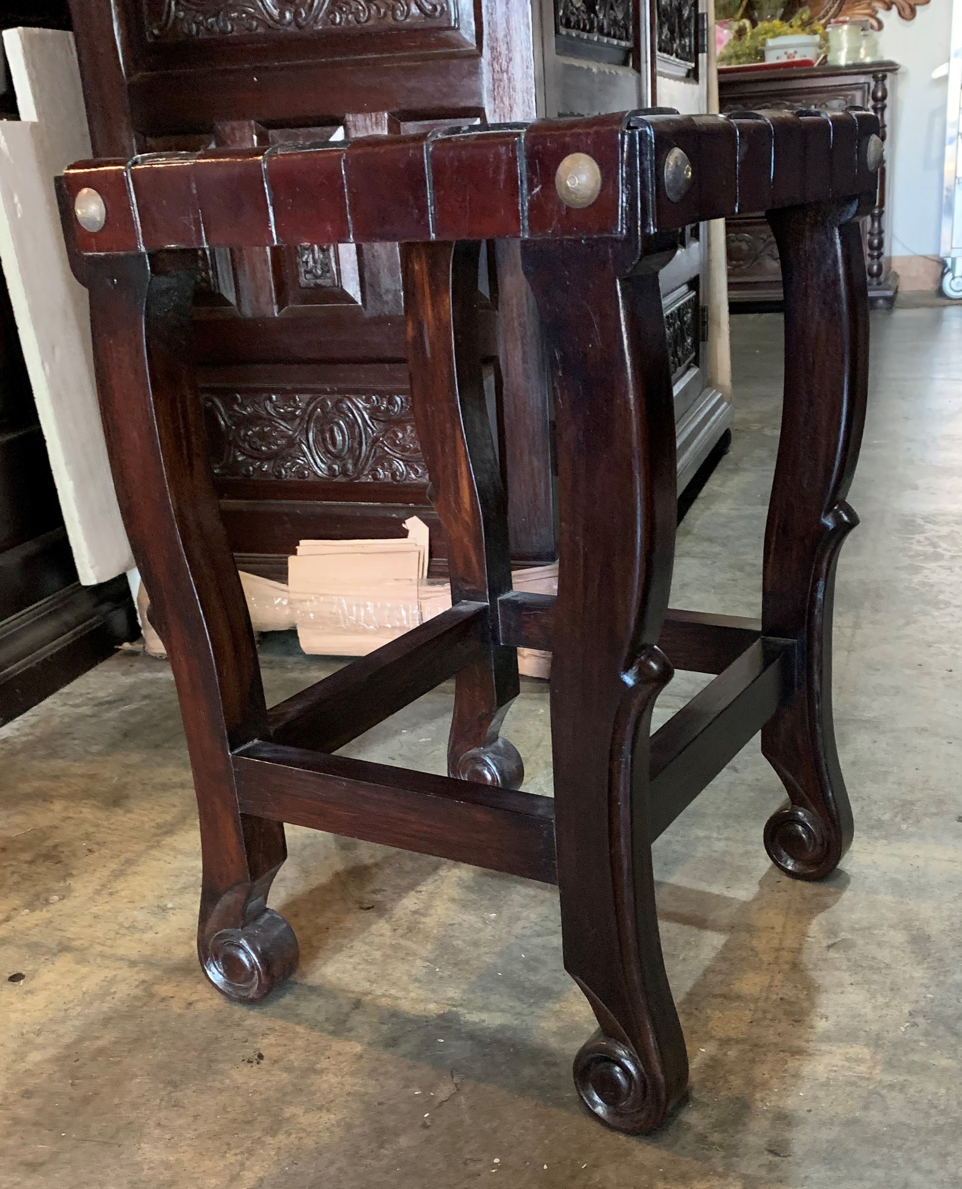 spanish colonial counter stool