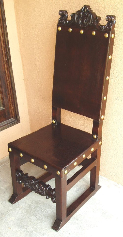 Spanish Friar Chair · Frailera · Hand Carved · Monk Chair · Old World · Handcrafted Peru